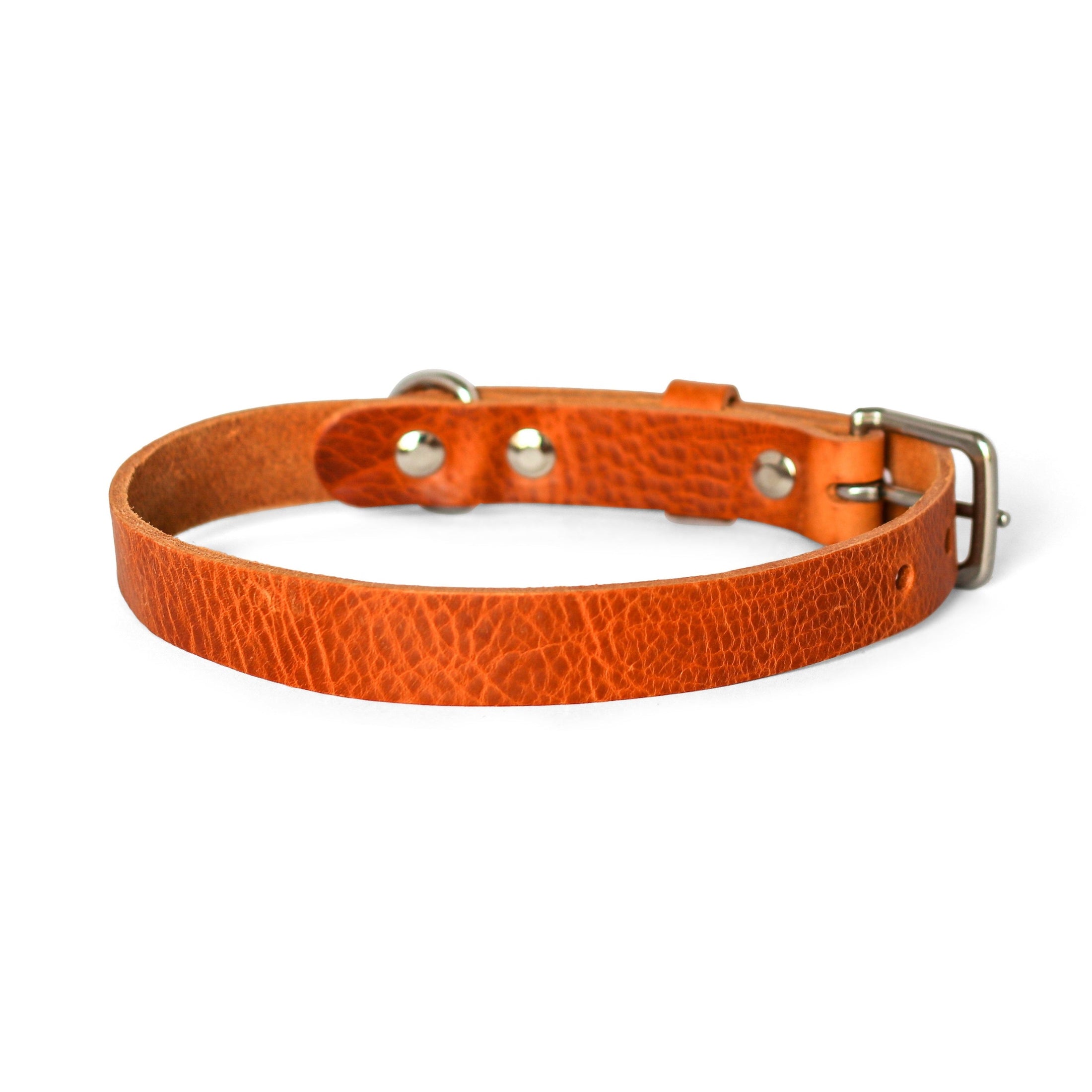 No Fuss Halsband Hond Leer Camel - Cooper & Quint