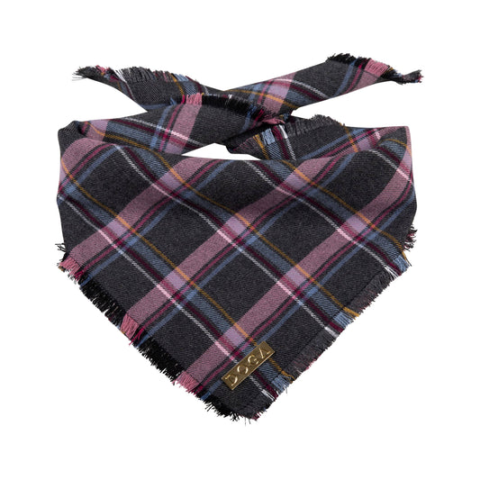 Honden Bandana Purple Tartan