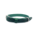 Afbeelding geladen in Galerij-viewer, Fuss Groen Leren Halsband Groen
