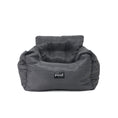 Afbeelding geladen in Galerij-viewer, luxury dark gray car dog bed automand antraciet
