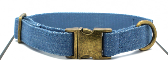 Hondenhalsband Denim