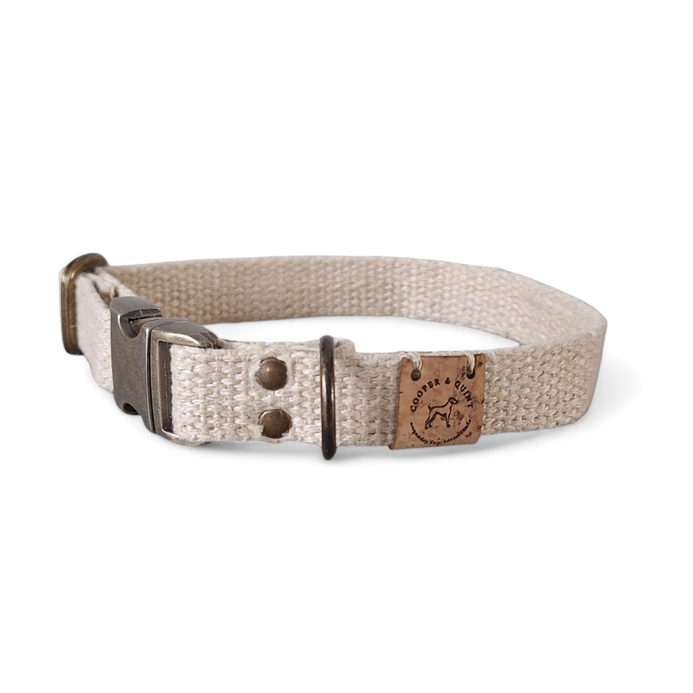 Simply Hemp Halsband Hond - Cooper & Quint