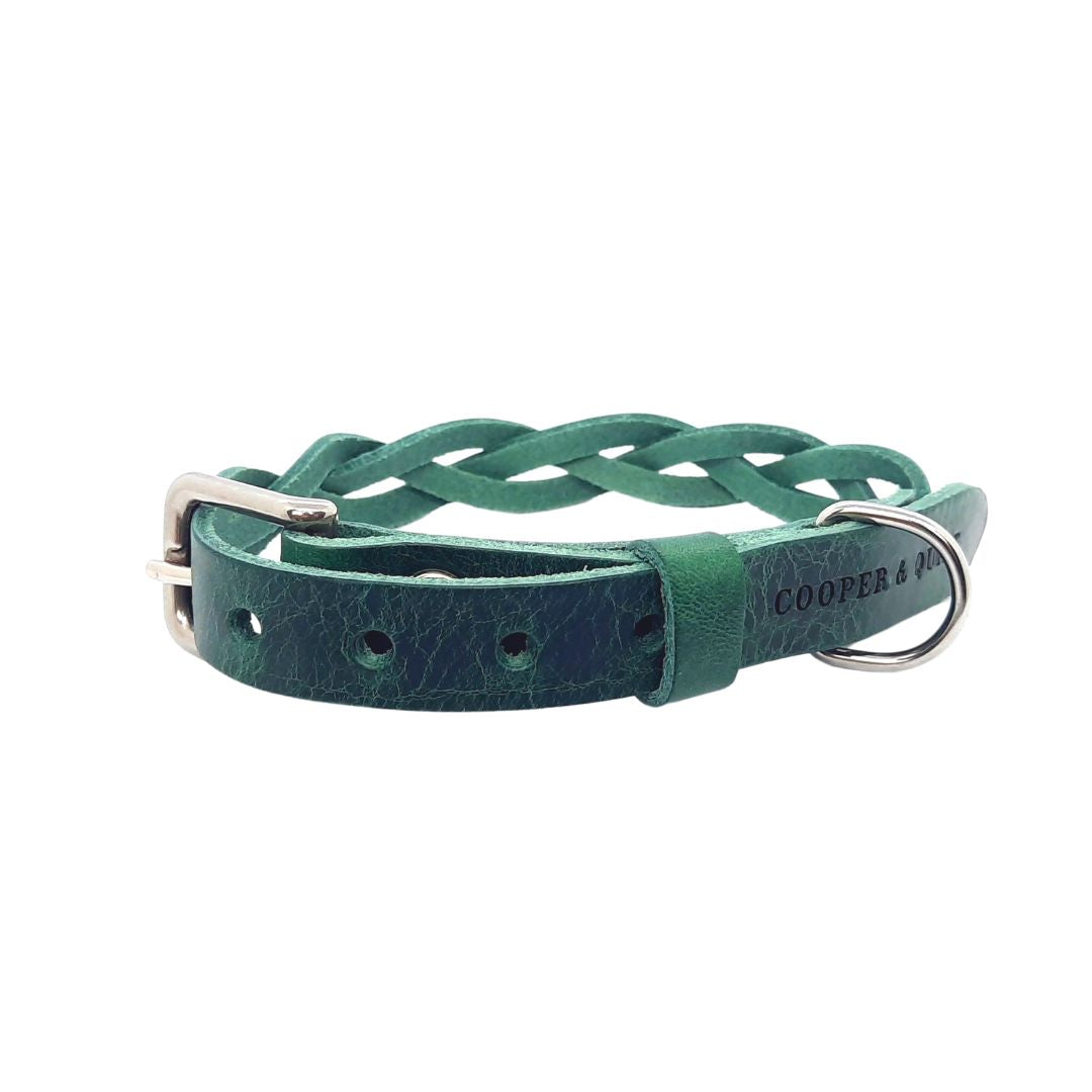 Halsband Twisted Groen- Cooper & Quint