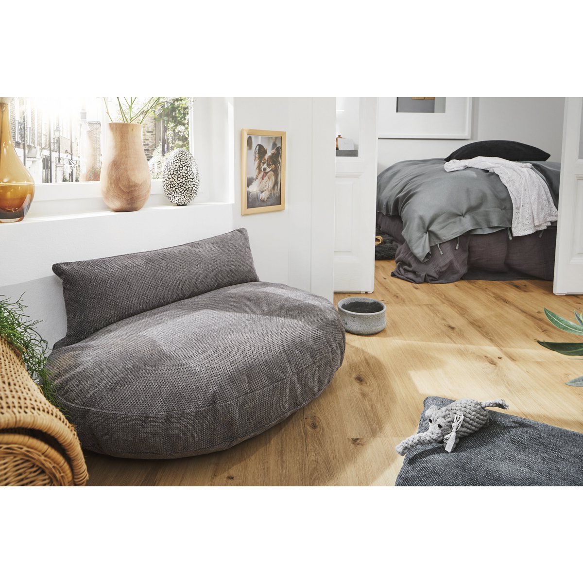 PRADO - TUDOR design hondenmandHet PRADO hondenbed van LABONI is een bekroond, stijlvol en comfortabel bed voor honden. Het heeft een klassieke framestructuur en een duurzame bekleding. De matras LABONIwafwafPRADO - TUDOR design hondenmand