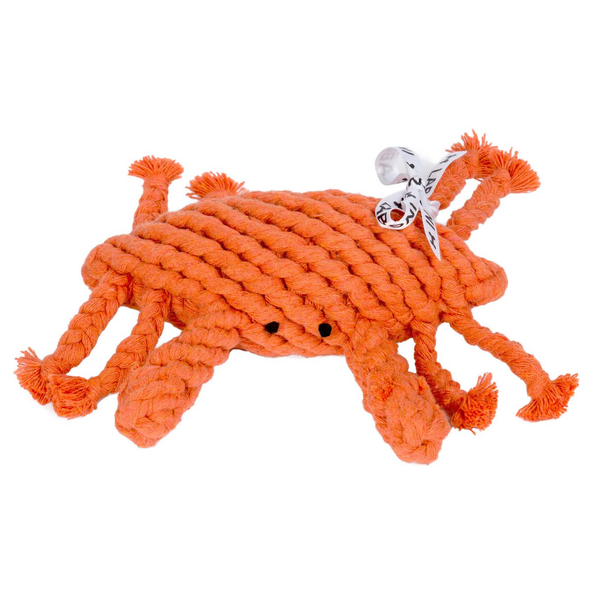 Kristof Krabbe Touwspeeltje - Hond Oranje 15x12x5 cm