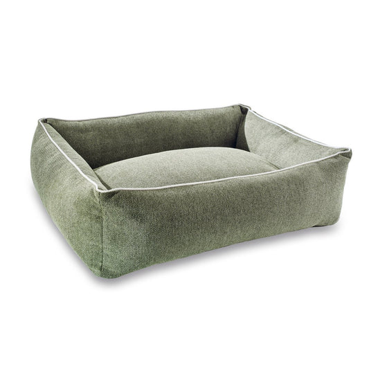 Eco-friendly classic dog bed made from recycled materials.