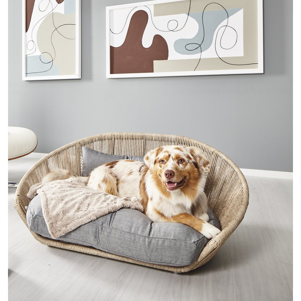 VOGUE Design hondenmand - Collectie SMOOTHHet LABONI hondenbed VOGUE is een van de meest luxueuze en comfortabele binnenbedden die verkrijgbaar zijn. Het biedt niet alleen een hoogwaardige afwerking en doordLABONIwafwafVOGUE Design hondenmand - Collectie SMOOTH