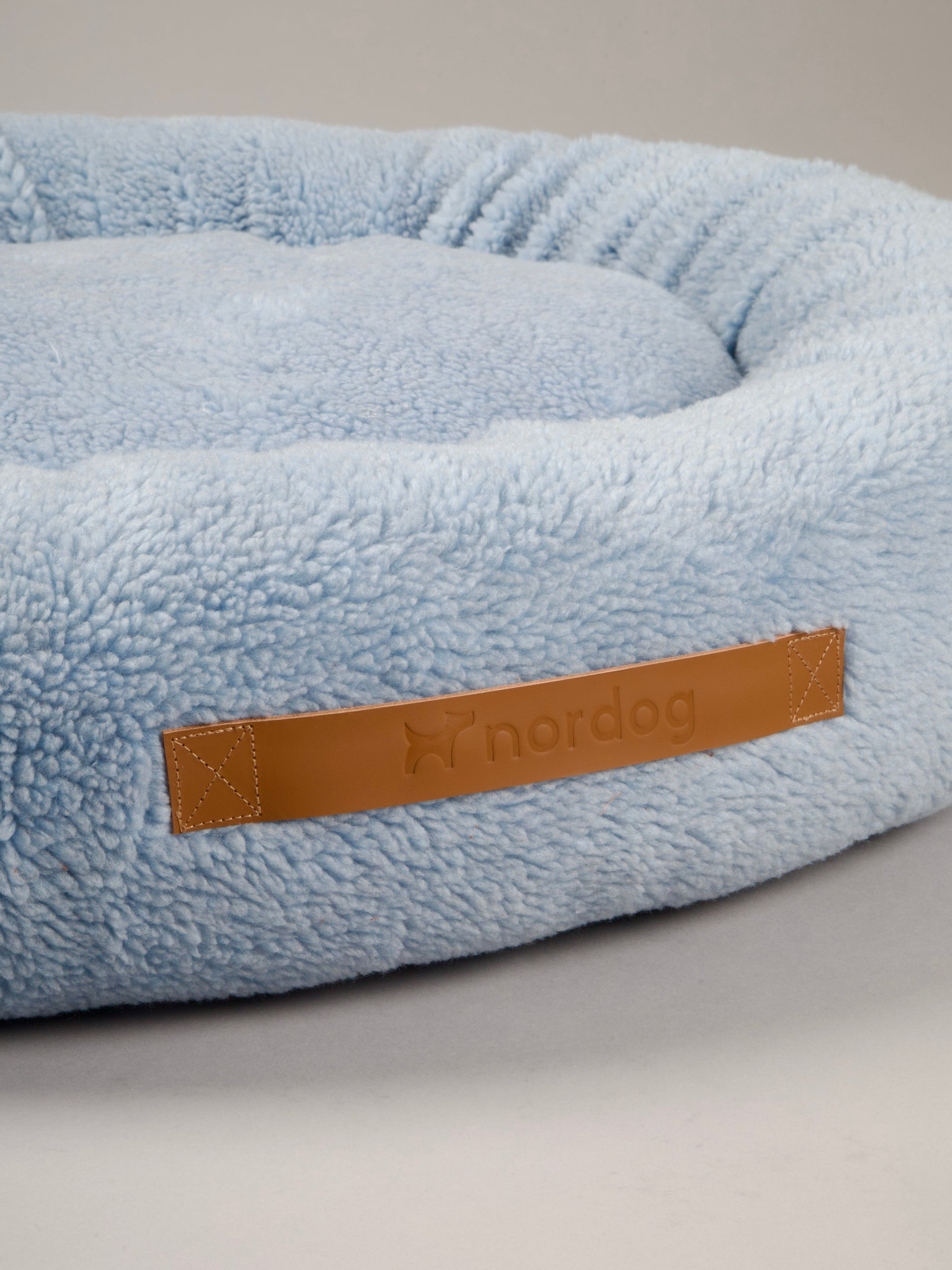 LISE Round Dog Bed Blue